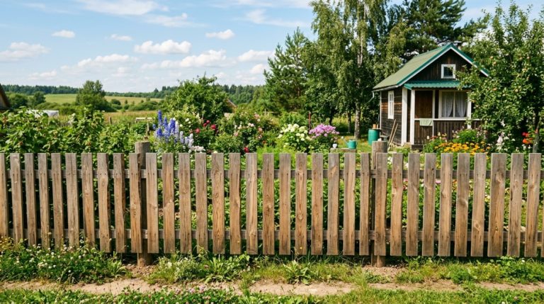 Как сделать забор из доски